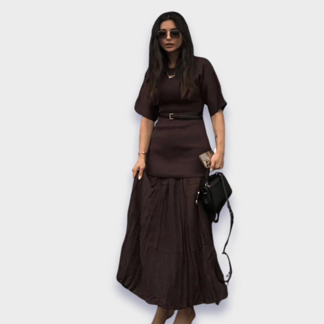 Zelinda | Elegant klänning i premiumtyg