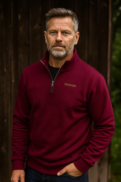 Bruno | Casual fleece-tröja för män